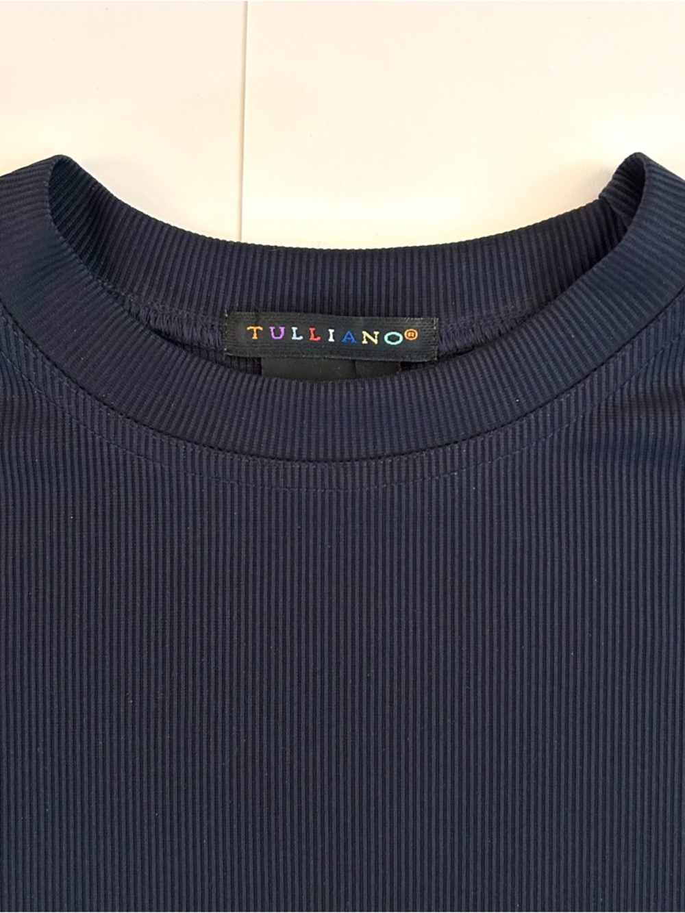 Tulliano Ribbed Knit T-Shirt - Size L - Short Sleeves - Mens - Picture 2 of 8